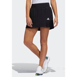 Adidas Skirt Size Small Black Primegreen Pleated Golf Tennis Pickleball Skort